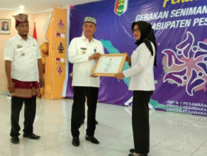 Asah Bakat Siswa, Disdik Pesawaran Gelar Pentas Seni