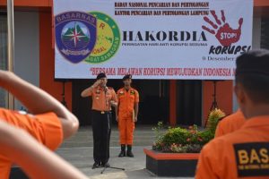 “Stop Korupsi dan Jaga Integritas”, Basarnas Lampung Peringati Hari Anti Korupsi Sedunia Tahun 2019