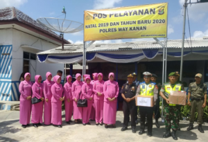 Kapolres Way Kanan Sidak Pos Operasi Lilin