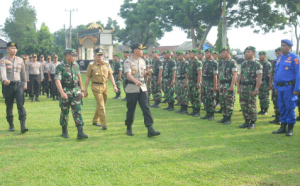 Tanggap Bencana, Polres Lamtim Gelar Apel Siaga