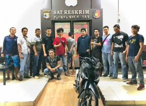 Maling Motor Di RSUD, MS Diciduk Polisi