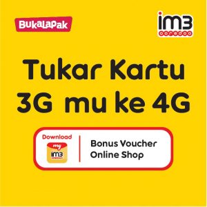 Gampang, Upgrade Kartu Indosat 3G ke 4G