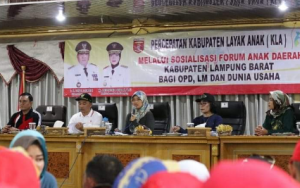 Di Lampung Barat, Wagub Lampung Dorong Percepatan KLA