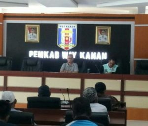 Pemkab Way Kanan Mediasi Sengketa Lahan Antara Warga Gunung Sangkaran – PT BMM