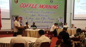 Pemprov Lampung Lakukan MoU dengan Bank dan Perusahaan Pupuk