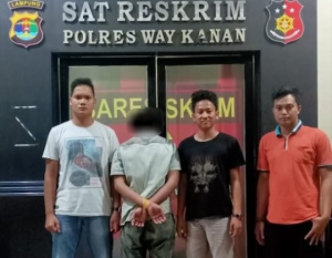 Lima Tahun Jadi Buron, Pelaku Curas Ditangkap Tekab Polres Way Kanan