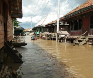 Bu Winarti, Kampung Bakung Udik, Tulang Bawang Kebanjiran. Warga Butuh Perhatian!