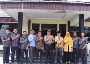 KPU Lampung Barat Sowan Ke Mapolres Setempat