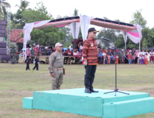 Sekda Way Kanan Hadiri Pembukaan Karya Bakti TNI Kodim 0427