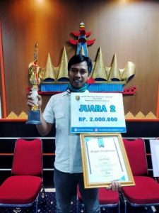 Ihan Apriyadi Raih Juara 2 Lomba Vlog HUT Pemprov Lampung ke-56