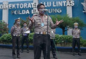 Ada 7 Titik Penyekatan, Polda Lampung Awasi Kendaraan