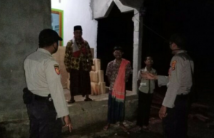 Kapolsek Rebang Tangkas Himbau Warga SholatbTarawih Di Rumah