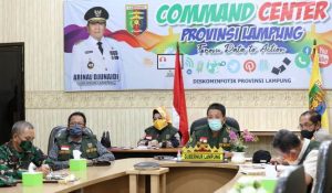 Gubernur Arinal Lakukan Rakor dengan Ketua Gugus Tugas Pusat Doni Monardo, Sampaikan Kemajuan Penanganan COVID-19 di Provinsi Lampung