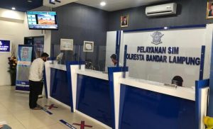 Satlantas Polresta Bandar Lampung Berlakukan Dispensasi Perpanjangan SIM