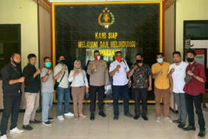 Jadikan Kapolres Penasehat, Pejuang Bravo Lima Sowan Ke Polres Way Kanan