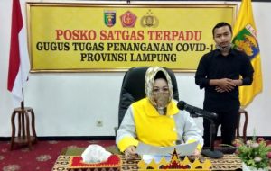 Reihana Sampaikan Update Covid-19 Prov. Lampung