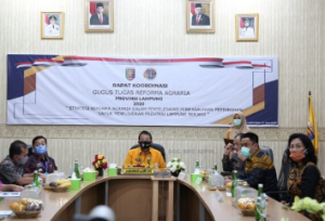 Gubernur Lampung Gelar Rakor Gugus Tugas Reforma Agraria
