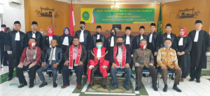 Pengadilan Tingi Tanjung Karang Ambil Sumpah 25 Advokat PAI Angkatan VII