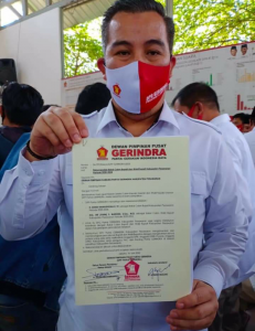 Jadi Partai Ke 8, Gerindra Kasih Rekom Ke Paslon Dendi – Marzuki Untuk Pilkada Kabupaten Pesawaran 2020