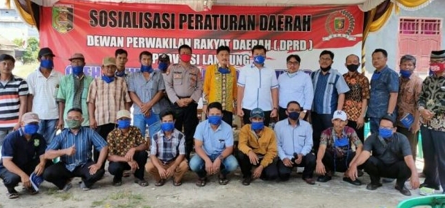 Anggota DPRD Lampung Sosialisasikan Perda Rembuq Desa di Pasir Sakti, Lampung Timur