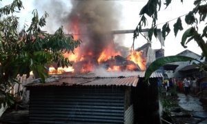 Satu Rumah Warga Kotaagung Terbakar, Ditaksir Kerugian Hingga Rp 80 Juta