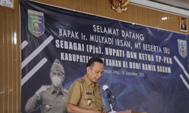 Jadi Pjs Bupati Way Kanan, Mulyadi Irwan Ramah Tamah dengan Pejabat Teras