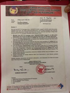 Putar Haluan, DPP PDIP Rekomendasikan Paslon Juprius – Rina Marlina di Pilkada Way Kanan