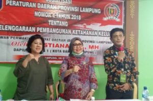 Kostiana Sosialisasikan Perda 04 tahun 2018