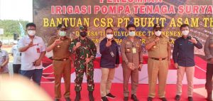 Mentan, Gubernur dan PLT Bupati Pesawaran Resmikan Pompa Air Tenaga Surya