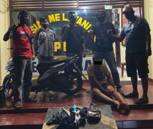 Gegara Curat, Polsek Blambangan Umpu Ringkus AD