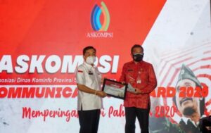 ASKOMPSI Communication AWARD 2020, Achmad Chrisna Putra Sampaikan Penghargaan