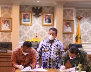 Jalankan Program Pengendalian BBM, Pemprov Lampung Tandatangani MoU dengan BRI dan Pertamina