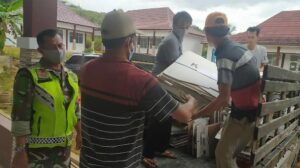 Polres Tanggamus Monitoring dan Pengamanan Distribusi Logistik Pilkakon