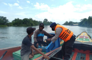 Jamin Keamanan, Polair Tulang Bawang Razia Wilayah Pesisir di Tuba