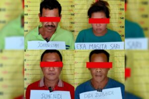 Empat Pengedar Sabu Diciduk, Dua Diantaranya Pasangan Kumpul Kebo