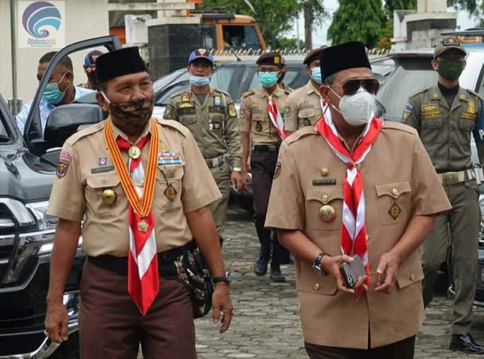 Bupati Lamteng Buka Rakercab Pramuka