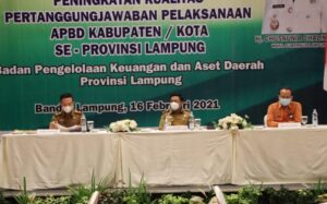 Tingkatkan Kualitas Pertanggungjawaban Pelaksanaan APBD, Pemprov Lampung Gelar FGD
