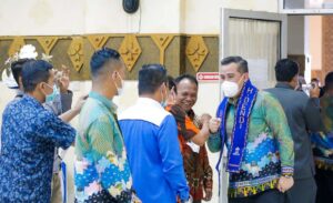 Hadiri Pelantikan HIPMI Pesawaran, Dendi Ucapkan Selamat ke Faizal Mahdi