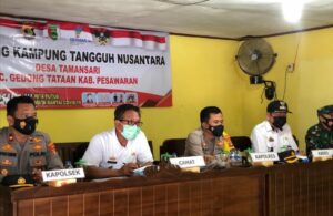 Kapolres Pesawaran Resmikan Kampung Tangguh Nusantara