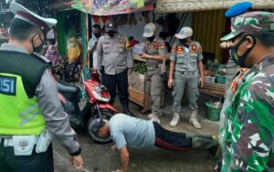 Operasi Yustisi di Pasar Margoyoso, Satgas Covid Tanggamus Tindak 41 Pelanggar
