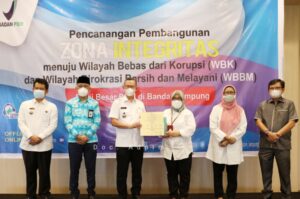 Pemprov Lampung Apresiasi Pencanangan Zona Integritas WBM dan WBBM oleh BBPOM