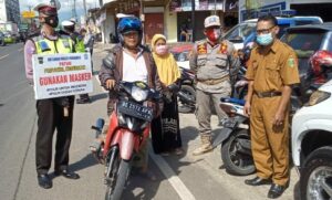 Gelar Operasi Yustisi di Talang Padang, 41 Pelanggar Ditindak Satgas Covid-19 Tanggamus