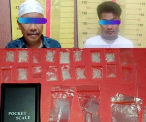 Satresnarkoba Polres Tanggamus Amankan 40 Gram Sabu dari Dua Tersangka di Kota Agung