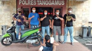 Pelaku Curanmor Ditembak Tekab 308 Polres Tanggamus, Tiga DPO
