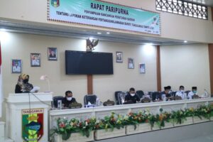 Bupati Sampaikan Ranperda LKPj Tahun 2020 kepada DPRD Tanggamus