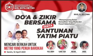 Sambut Ramadhan, GML Metro Bakal Gelar Zikir dan Istighosah Bareng Anak Yatim