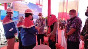 Menteri BUMN Erick Tohir Kunker di Kotaagung, Launching Kapal VLCC Pertamina