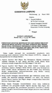 Yaaah! Gubernur Lampung Larang ASN Mudik Lebaran