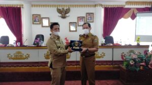 Wabup Tanggamus Terima Kunjungan Pj Bupati Pesisir Barat