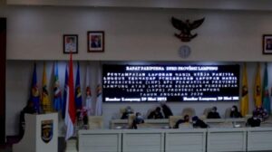 DPRD Lampung Gelar Sidang Paripurna Terkait LHP BPK RI atas Laporan Keuangan Pemprov Lampung